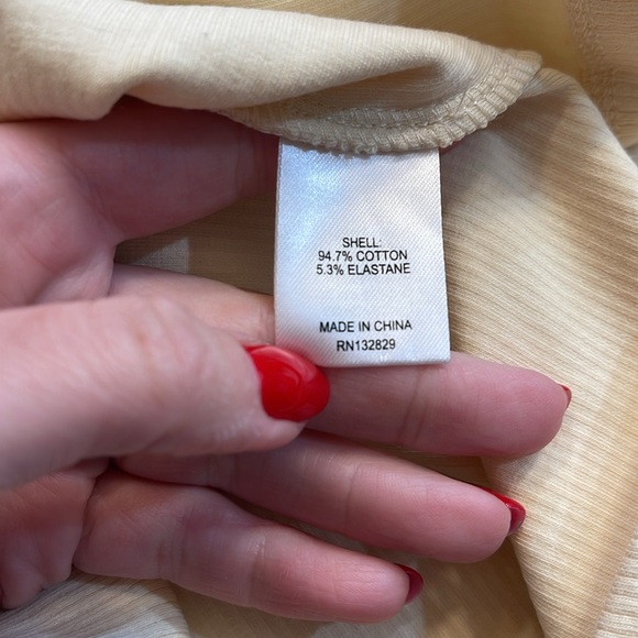 Lovers + Friends Buttercream Yellow Short Sleeve Tee - Picture 4 of 4